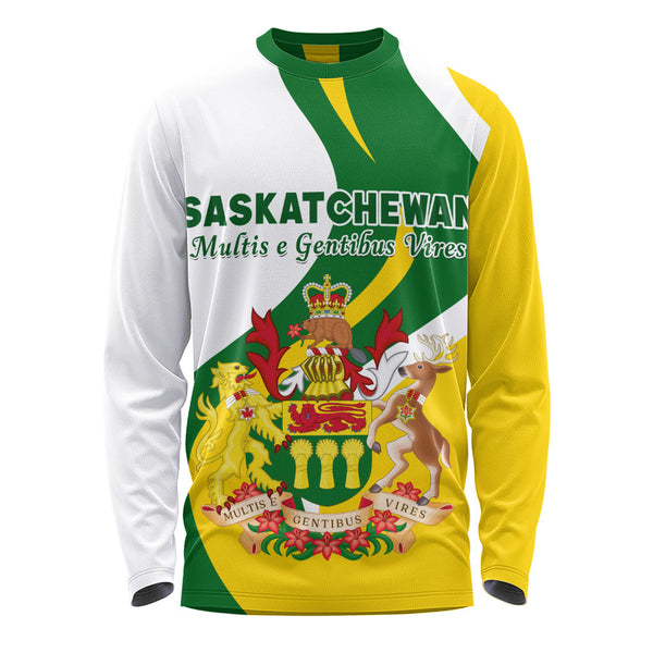 Saskatchewan Long Sleeve T-Shirt Crest Of Identity