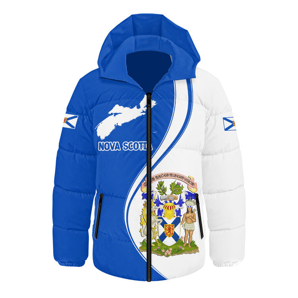 Nova Scotia Hooded Padded Jacket Canada Territories Pride