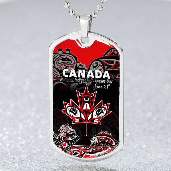 Canada Dog Tag Indigenous Peoples' Day Jun 21