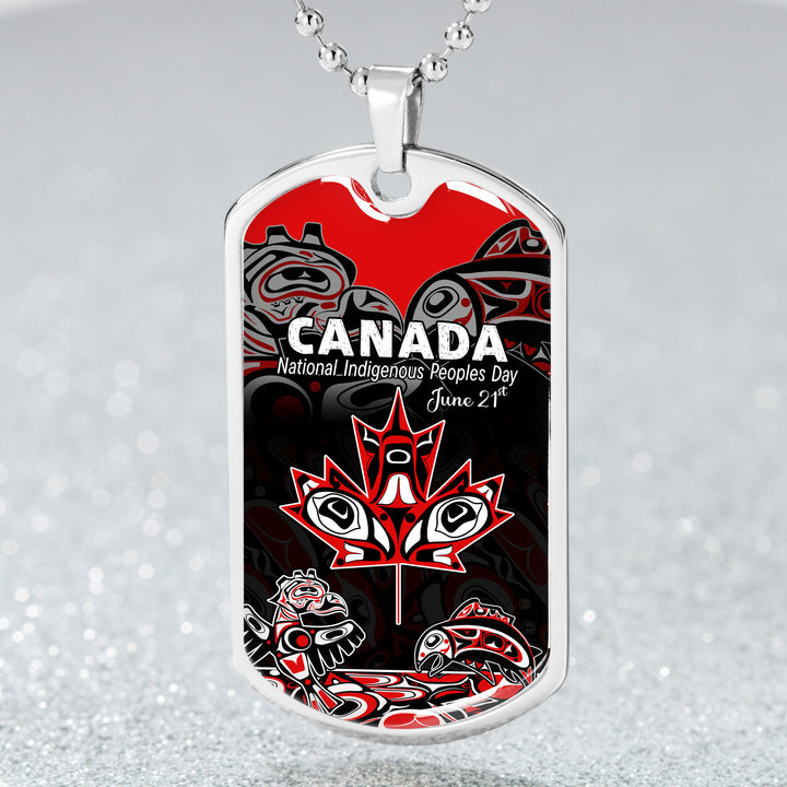 Canada Dog Tag Indigenous Peoples' Day Jun 21