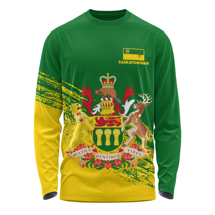 Saskatchewan Long Sleeve T-Shirt Pride Of The Provinces