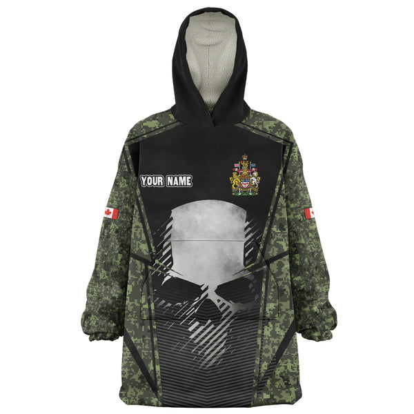 Canada Snug Hoodie Canada Military Skull Honor Camo Edition
