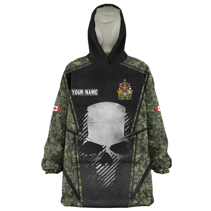 Canada Snug Hoodie Canada Military Skull Honor Camo Edition