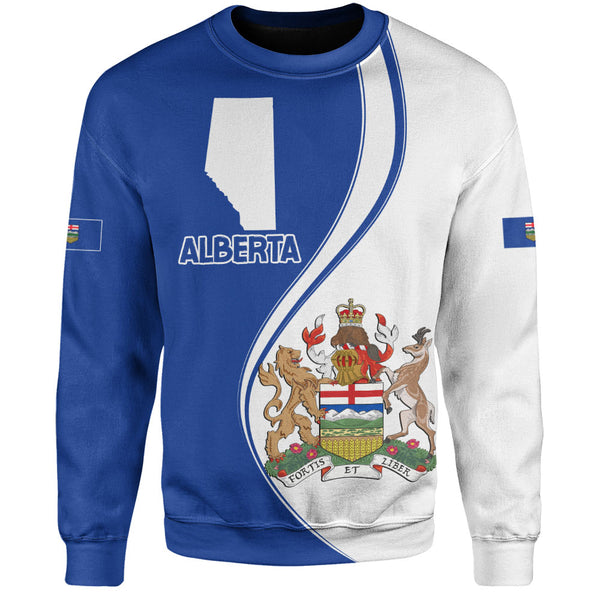 Alberta Sweatshirt Canada Territories Pride