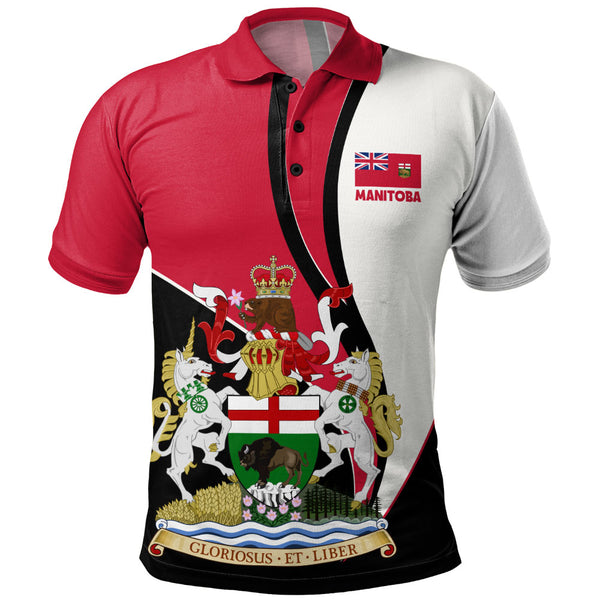 Manitoba Polo Shirt Heritage Pride Of The North