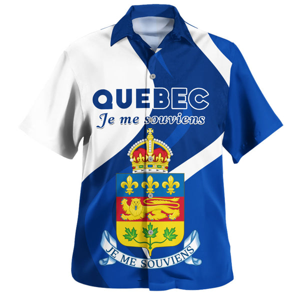 Quebec Bowling Shirt Crest Of Identity