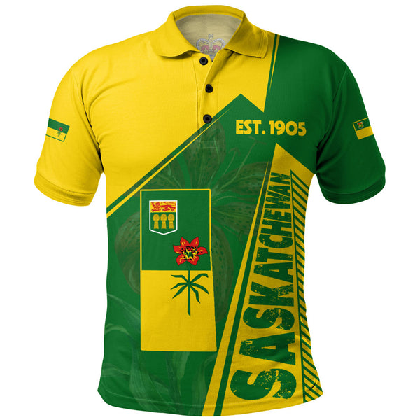 Saskatchewan Polo Shirt United Provinces & Territories