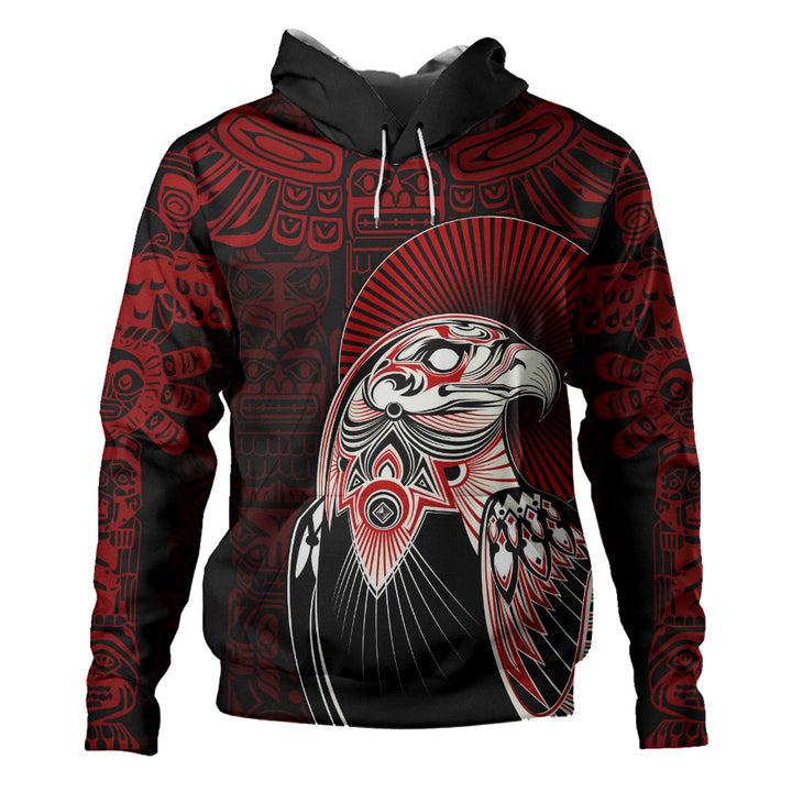Canada Hoodie Canada Haida Eagle Warrior Legacy