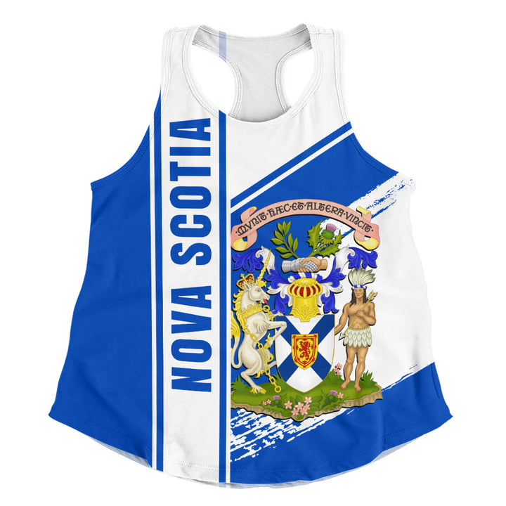 Nova Scotia Women Tank Heritage Strength Crest