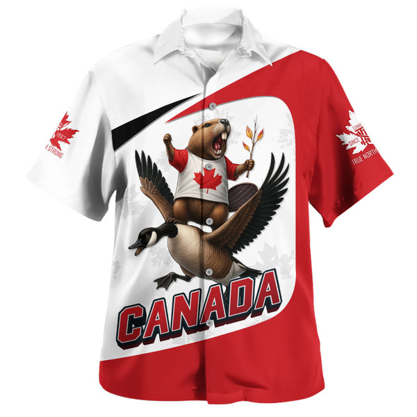 Canada Bowling Shirt Strong & Free Flight