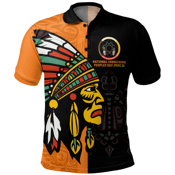 Canada Polo Shirt Indigenous Honor June 21 Edition