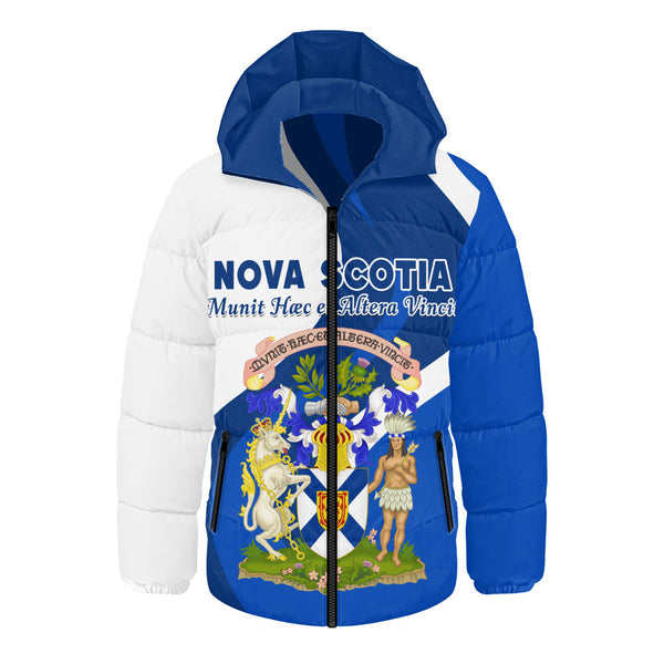 Nova Scotia Hooded Padded Jacket Crest Of Identity