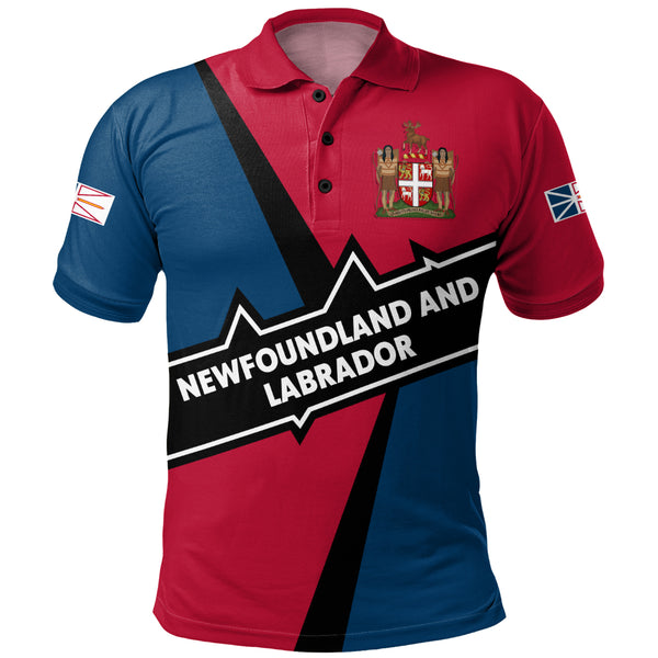 Newfoundland & Labrador Polo Shirt Loyal True North Provincial Style