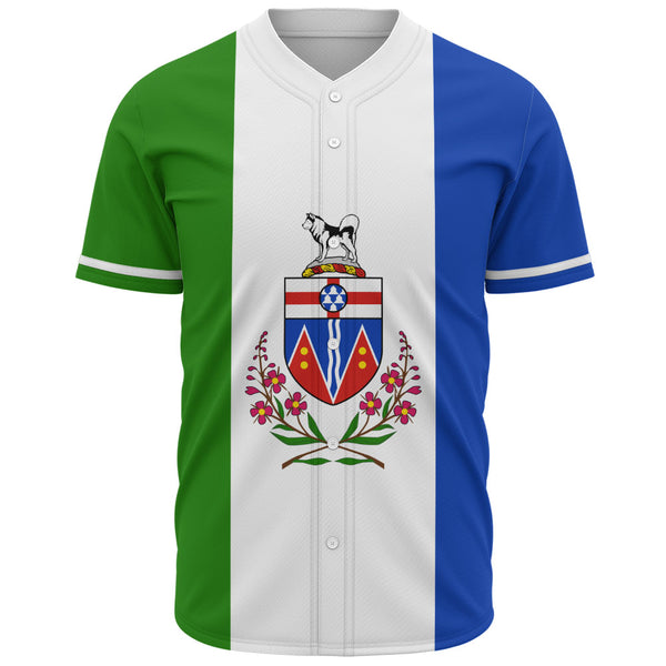 Yukon Baseball Shirt Flag Minimalist Pride Style