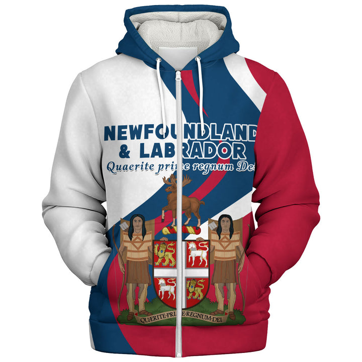 Newfoundland & Labrador Sherpa Hoodie Crest Of Identity
