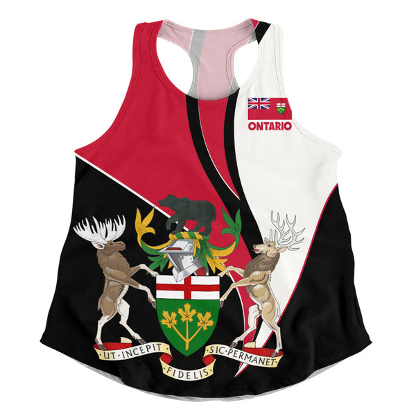 Ontario Women Tank Heritage Pride Of The North