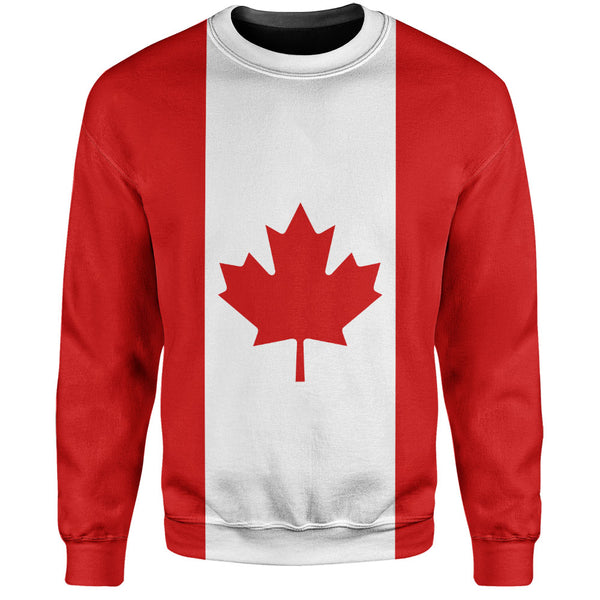 Canada Sweatshirt Flag Minimalist Pride Style