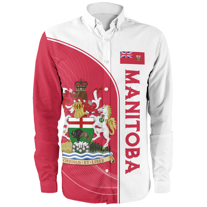 Manitoba Long Sleeve Shirt Proud Provincial Heritage