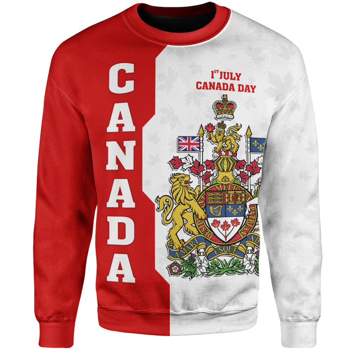 Canada Sweatshirt Canada Day Heritage Coat Of Arms Edition