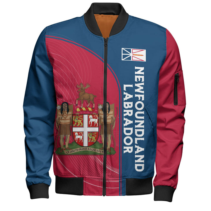 Newfoundland & Labrador Bomber Jacket Proud Provincial Heritage
