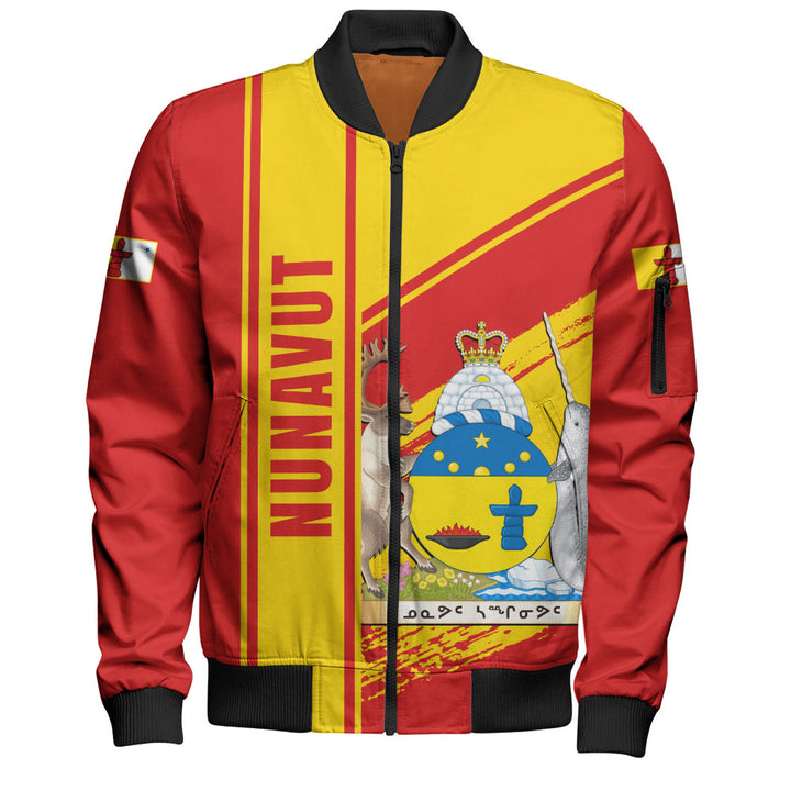 Nunavut Bomber Jacket Heritage Strength Crest