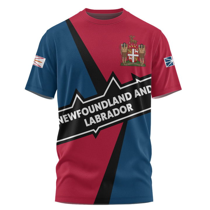 Newfoundland & Labrador T-Shirt Loyal True North Provincial Style