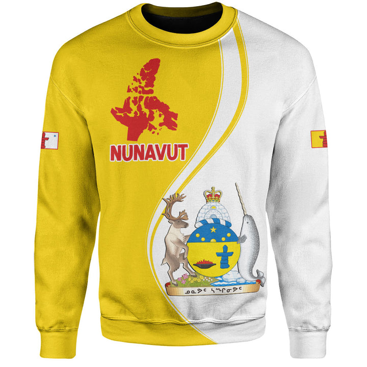 Nunavut Sweatshirt Canada Territories Pride