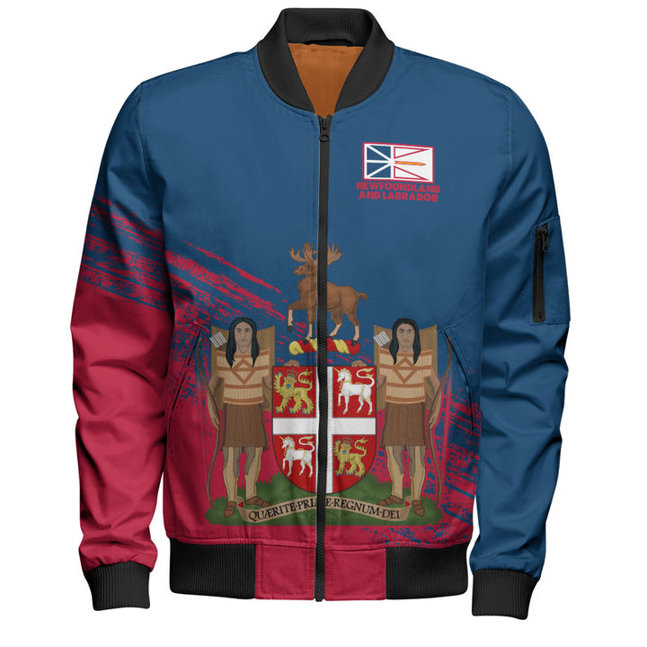 Newfoundland & Labrador Bomber Jacket Pride Of The Provinces