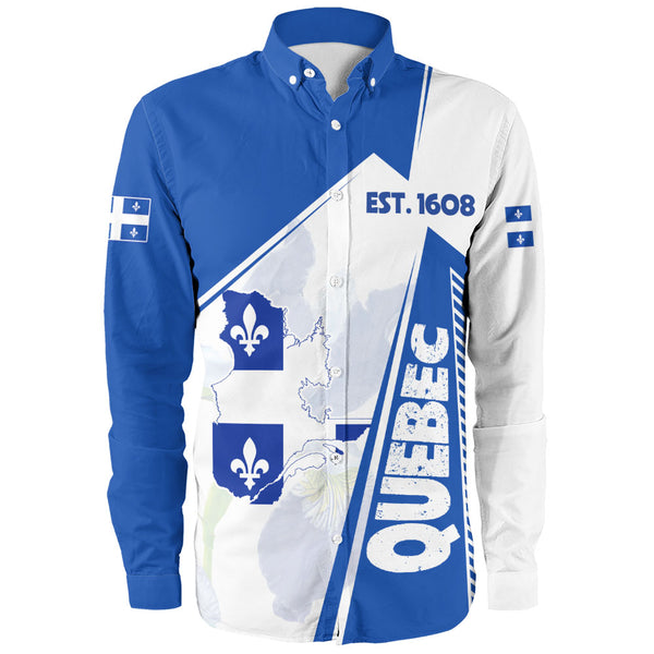 Quebec Long Sleeve Shirt United Provinces & Territories