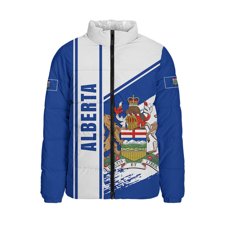 Alberta Padded Jacket Heritage Strength Crest