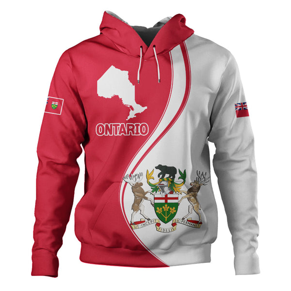 Ontario Hoodie Canada Territories Pride
