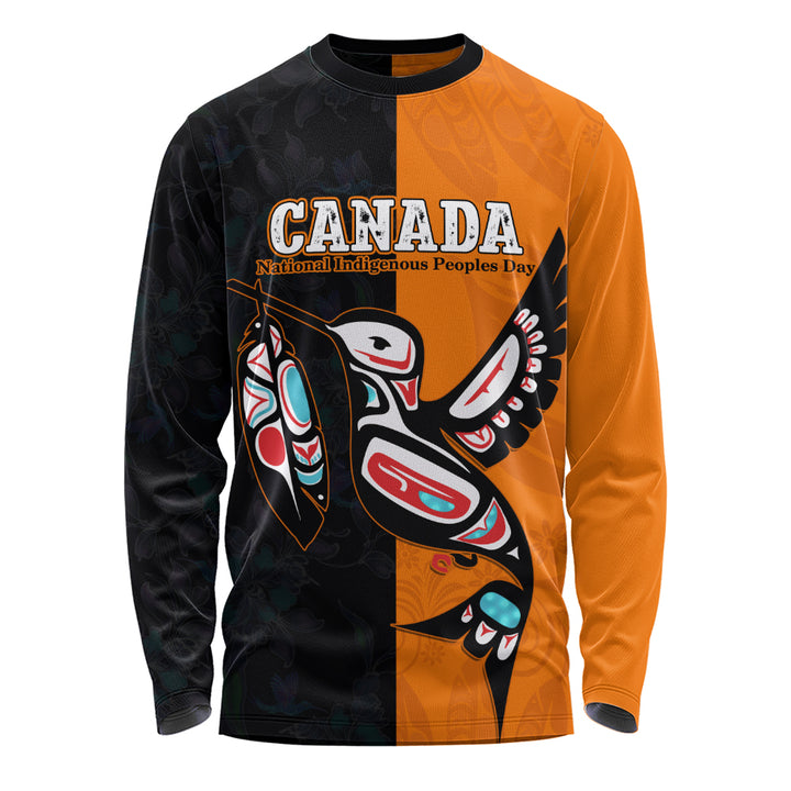 Canada Long Sleeve T-Shirt Spirit Bird National Day Tribute
