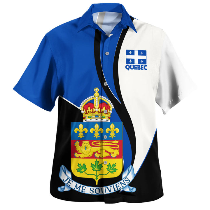 Quebec Bowling Shirt Heritage Pride Of The North