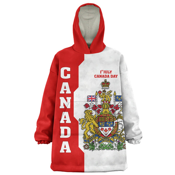 Canada Snug Hoodie Canada Day Heritage Coat Of Arms Edition