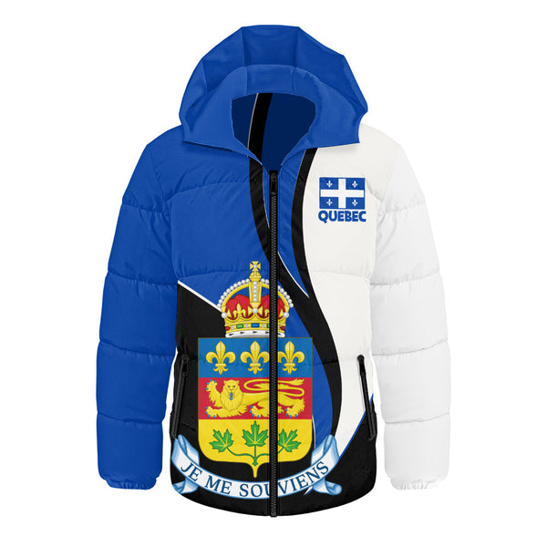 Quebec Hooded Padded Jacket Heritage Pride Of The North