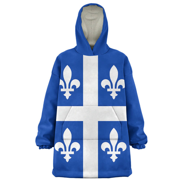 Quebec Snug Hoodie Flag Minimalist Pride Style