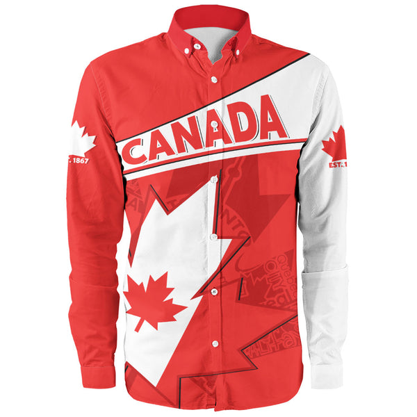 Canada Long Sleeve Shirt Maple Pride Bold Edition