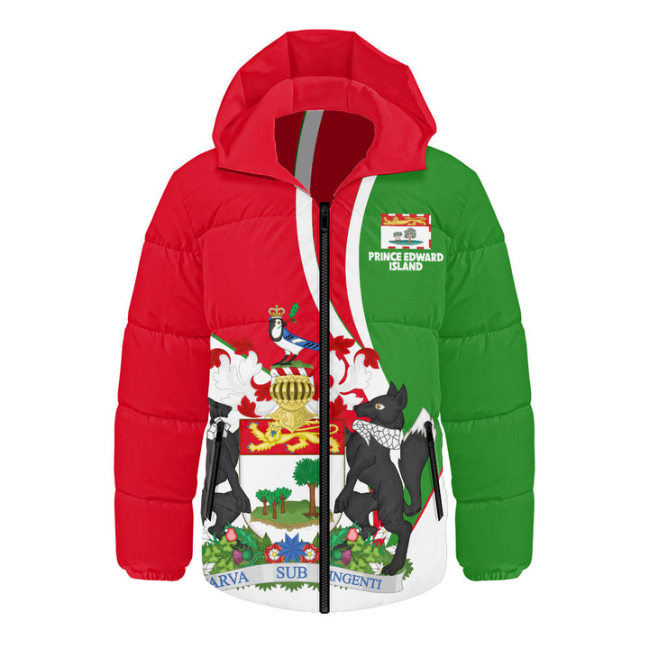 Prince Edward Island Hooded Padded Jacket Heritage Pride Of The North