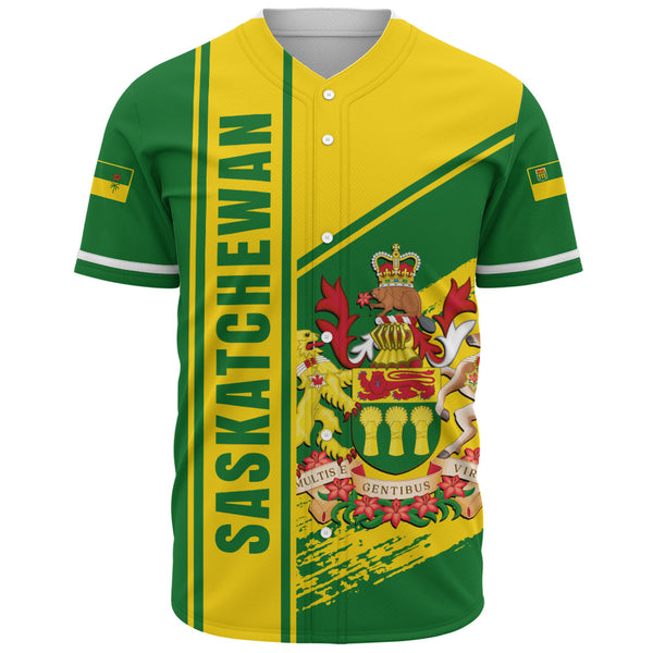 Saskatchewan Baseball Shirt Heritage Strength Crest