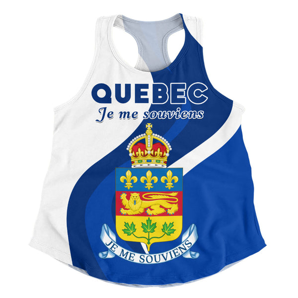 Quebec Women Tank Crest Of Identity
