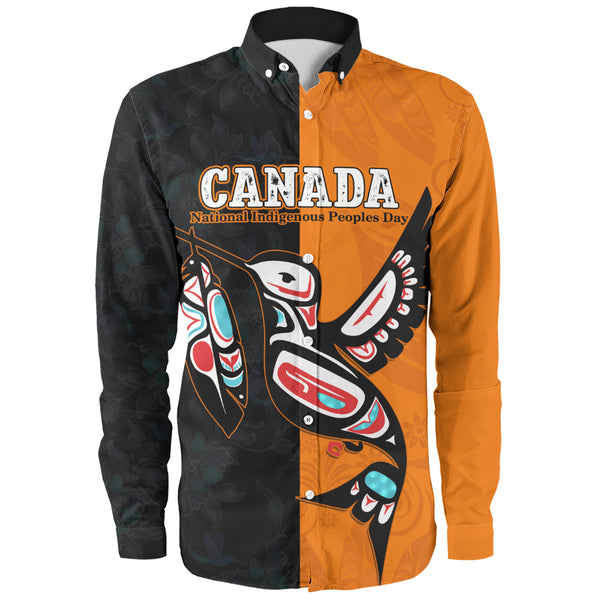 Canada Long Sleeve Shirt Spirit Bird National Day Tribute