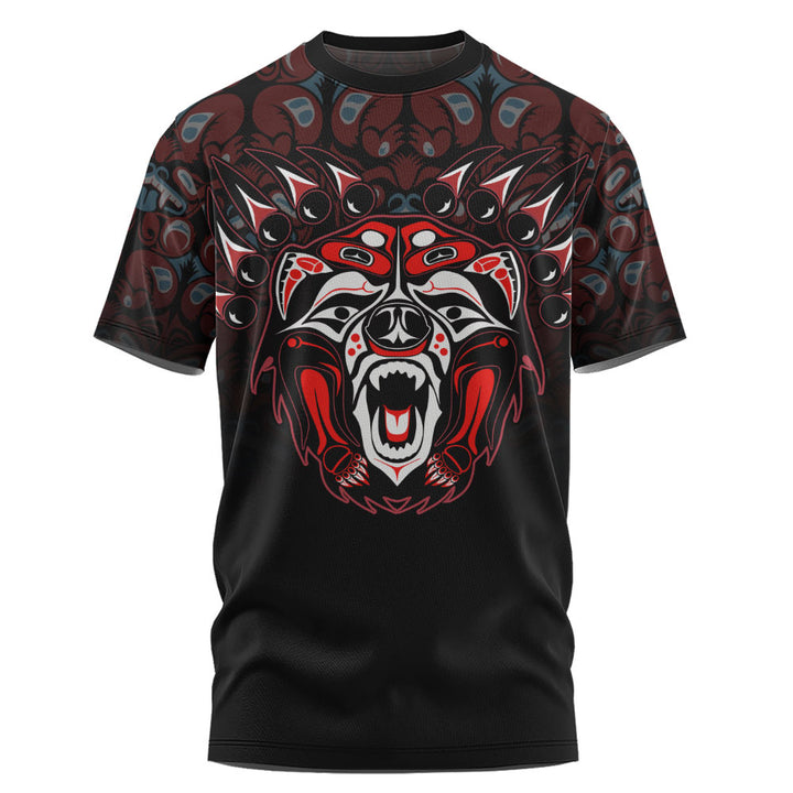 Canada T-Shirt Tribal Bear Awakening