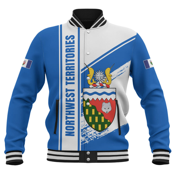 Northwest Territories Baseball Jacket Heritage Strength Crest