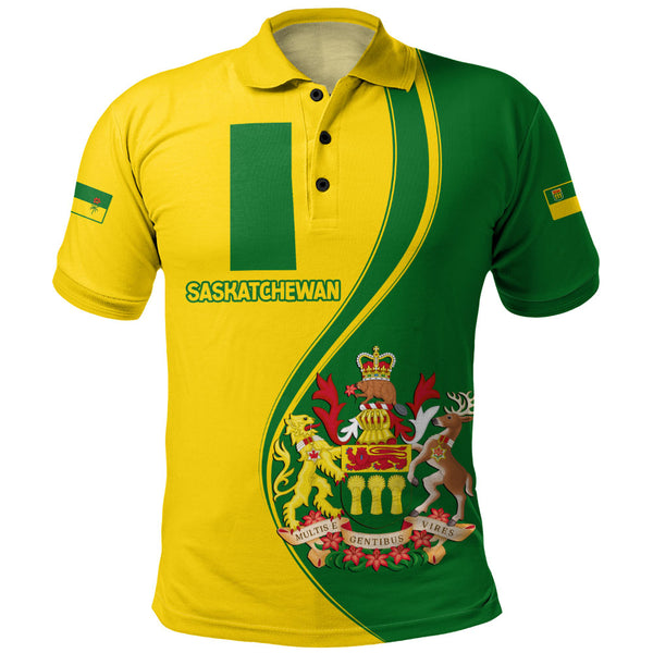 Saskatchewan Polo Shirt Canada Territories Pride