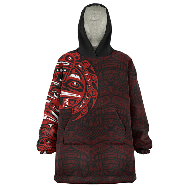 Canada Snug Hoodie Red Wisdom Haida Edition