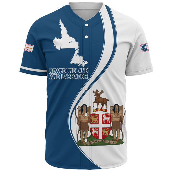 Newfoundland & Labrador Baseball Shirt Canada Territories Pride