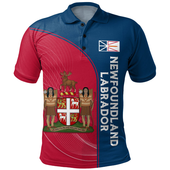 Newfoundland & Labrador Polo Shirt Proud Provincial Heritage