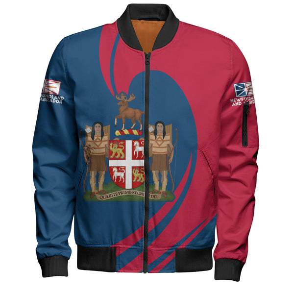 Newfoundland & Labrador Bomber Jacket Legacy Of The Noble Spirit