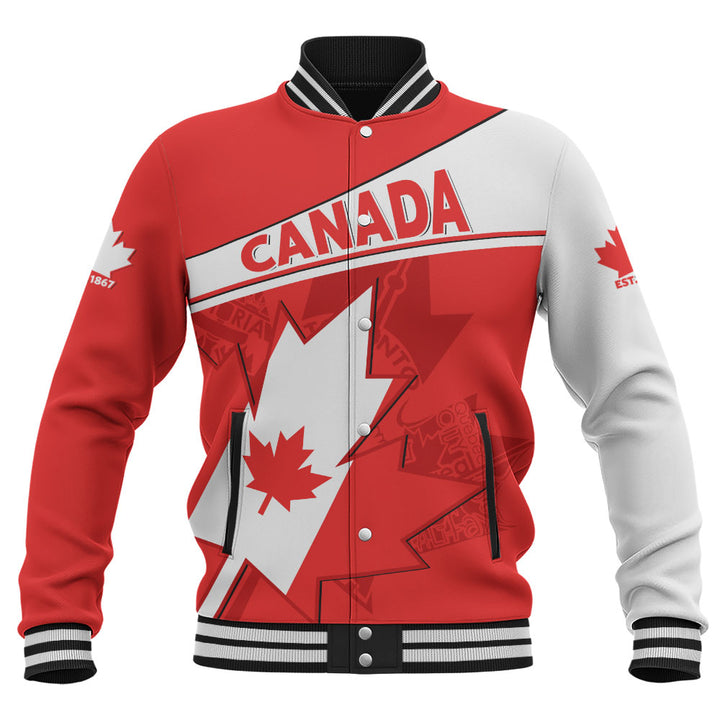 Canada Baseball Jacket Maple Pride Bold Edition