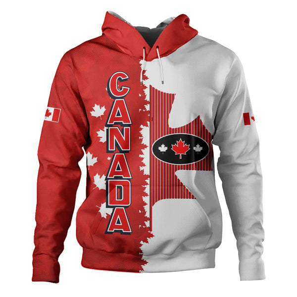 Canada Hoodie Bold Leaf Patriotic Canada Edition
